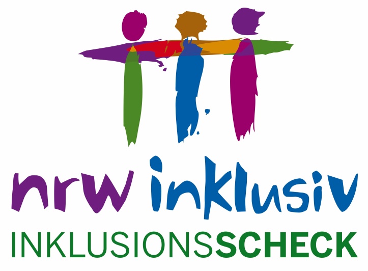 Logo Inklusionsscheck NRW